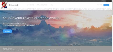 nintendo developer portal